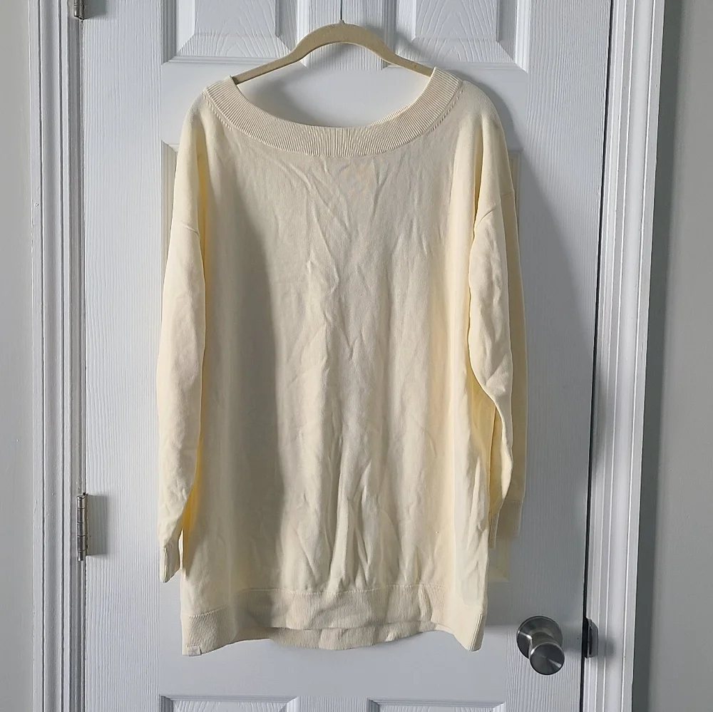 NWT Barefoot Dreams Sunbleached Drape Back Tunic
